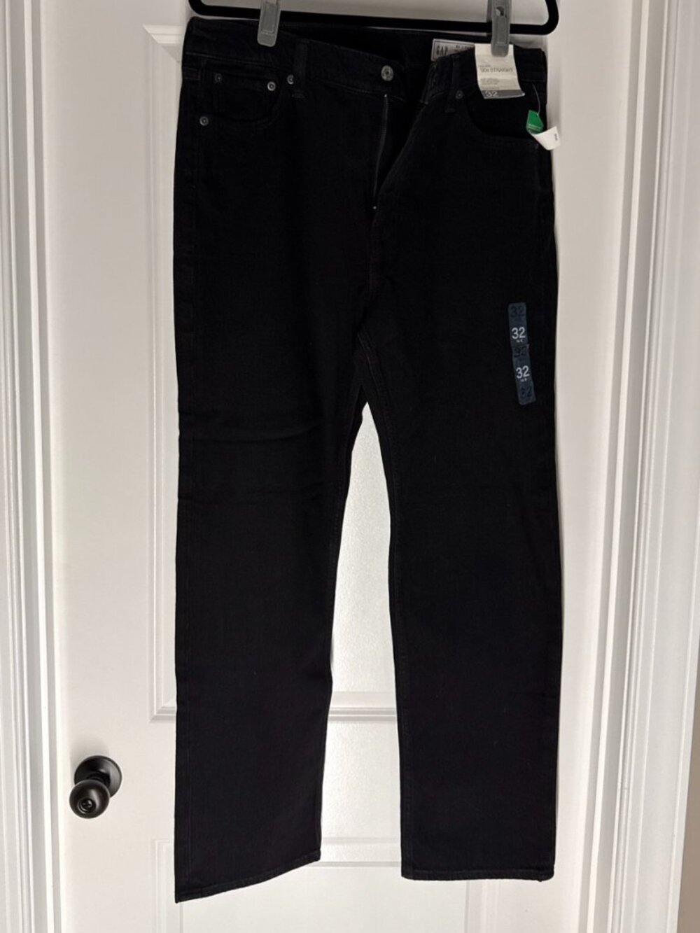 NWT Gap High Rise ’90s Straight Black Jeans Size 32 / 14